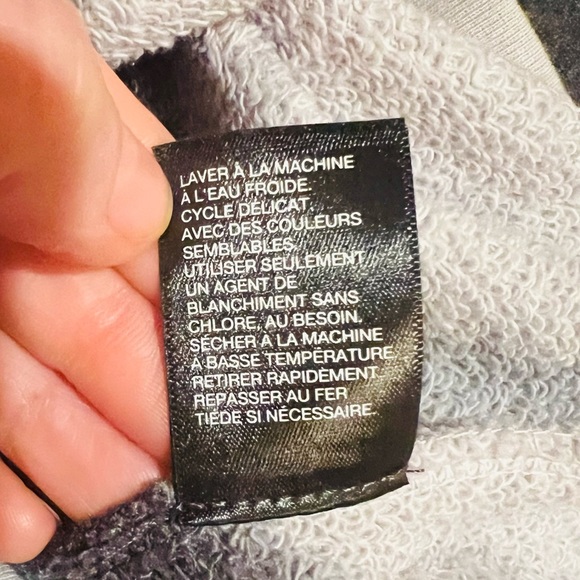 NWT Zella Dip Dye Ombre Sweatshirt Grey Forage MSRP$69 Size Small - Picture 5 of 7